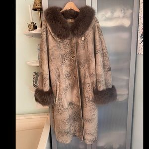 Beautiful European luxury fur coat
